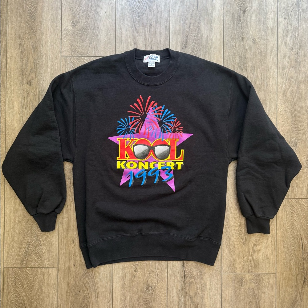 VTG Kool Koncert 1993 Denver Sweatshirt The Temptations The Grass Roots Concert